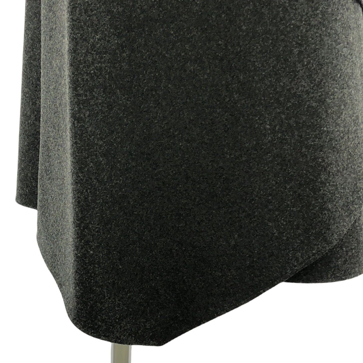 【美品】  CELINE / セリーヌ | by Hedi Slimane / ウール ラップ スカート | 36 | グレー | レディース