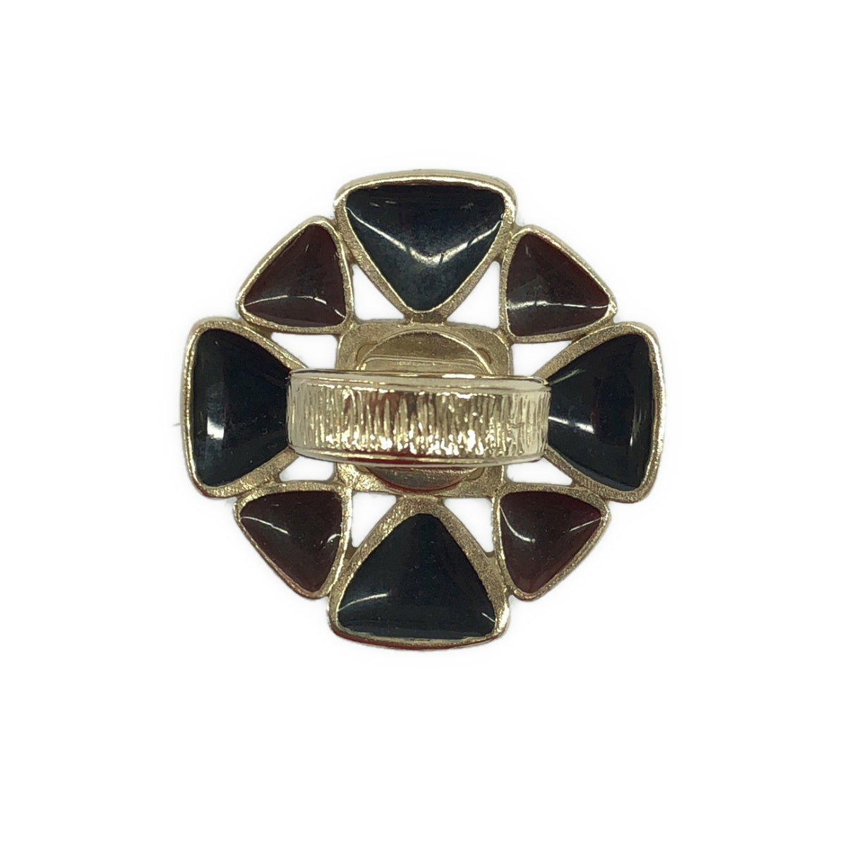 CHANEL / シャネル | Flower Ring / ココマーク ストーン リング | ゴールド | レディース