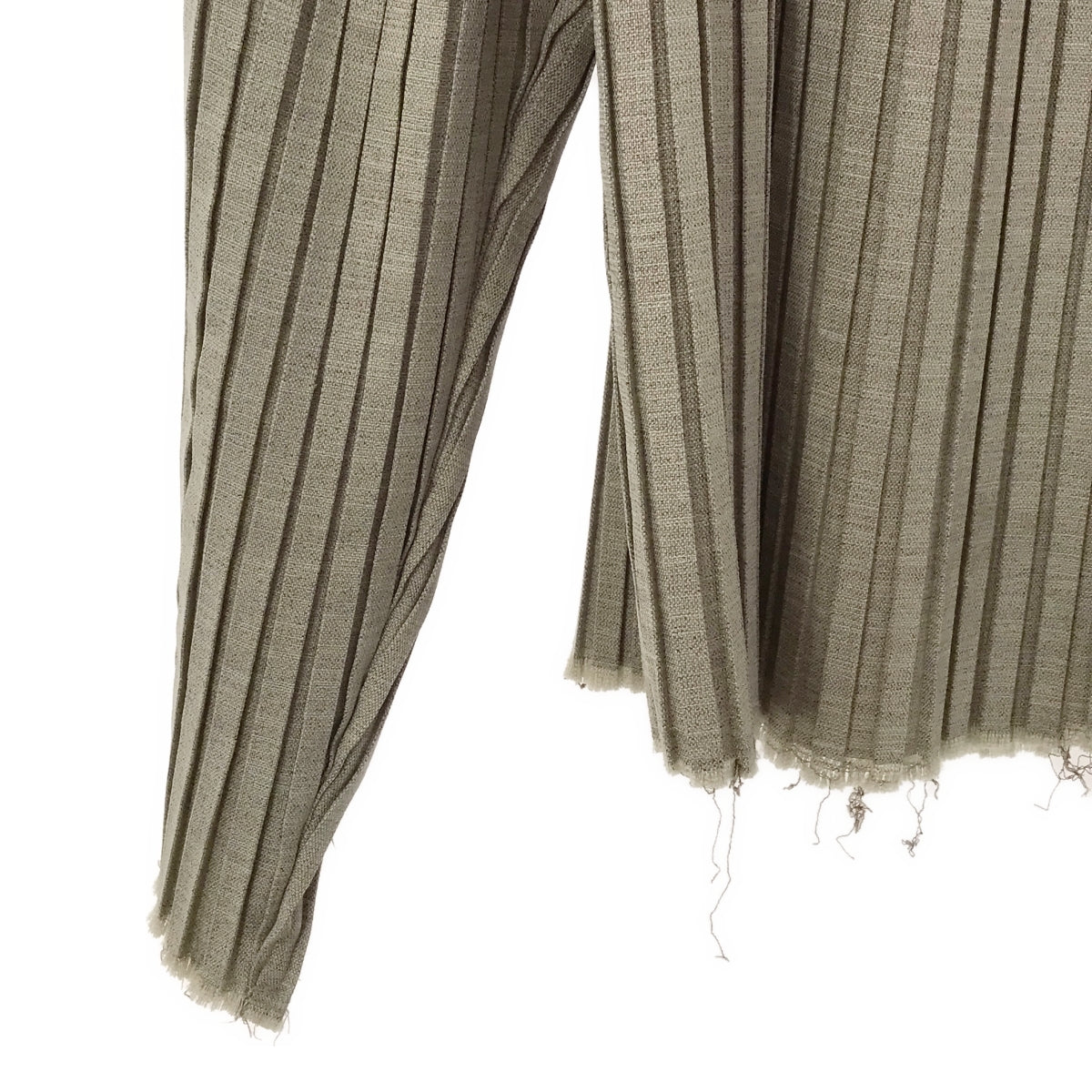 點 |褶皺剪裁襯衫 |米色 |女性的