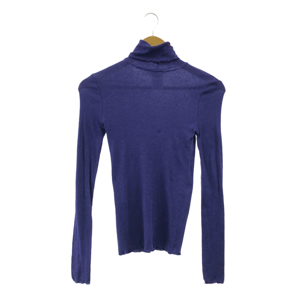 Tomorrowland BALLSEY | Cotton Silk Ribbed Turtleneck Pullover | S | Women's