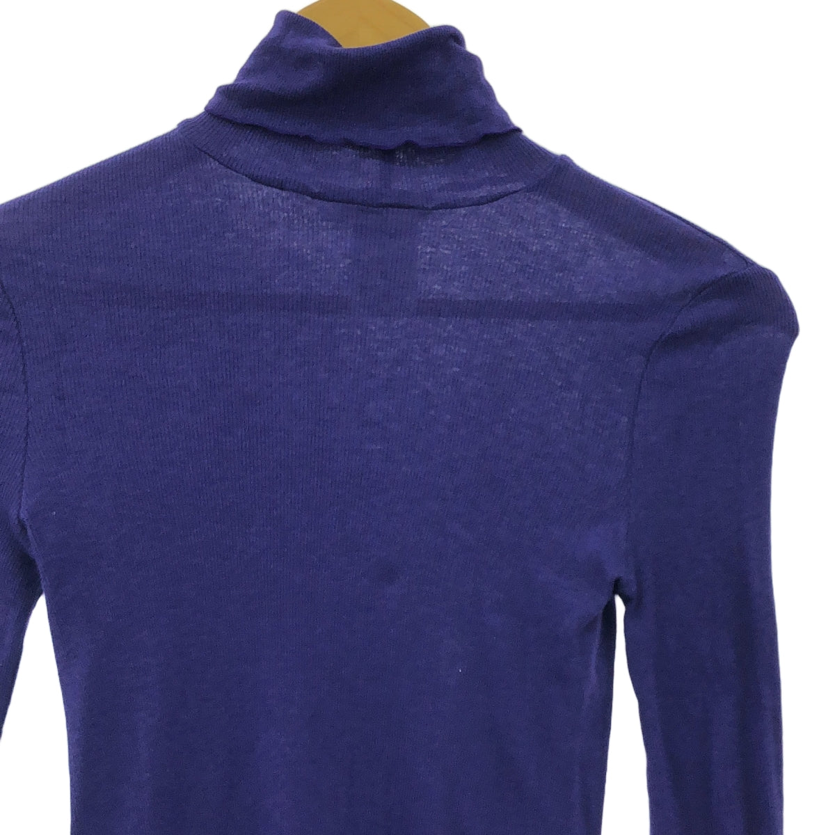 Tomorrowland BALLSEY | Cotton Silk Ribbed Turtleneck Pullover | S | Women's