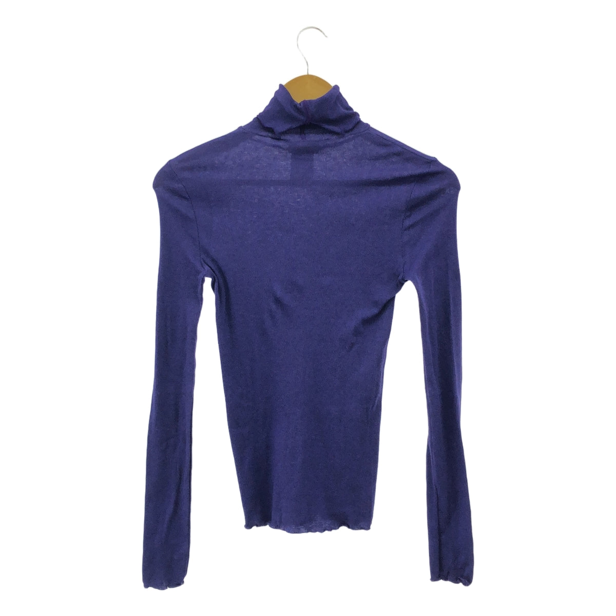 Tomorrowland BALLSEY | Cotton Silk Ribbed Turtleneck Pullover | S | Women's