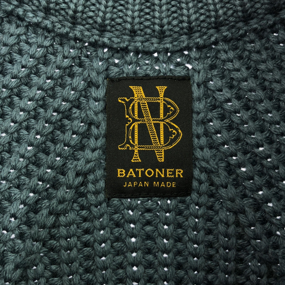 BATONER / BATONER | SIGNATURE CREWNECK KNIT One-sided crew neck knit pullover | Size 3 | Men's