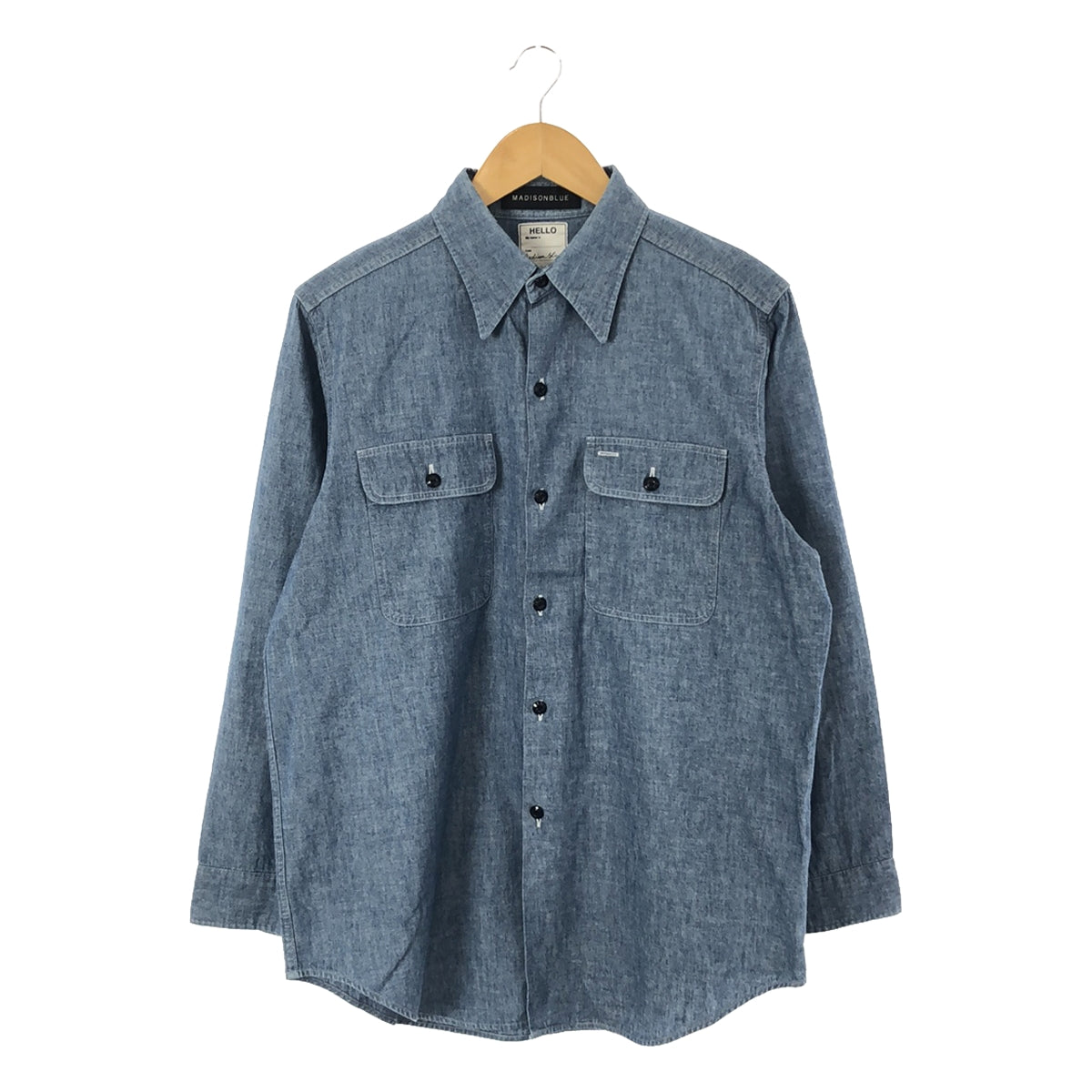 MADISON BLUE / マディソンブルー | HAMPTON CHAMBRAY コットン シャツ | 01(S) | レディース – KLD