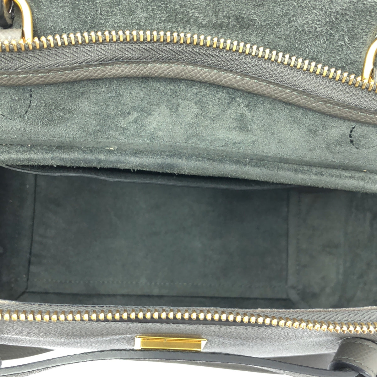 【미품】 CELINE / 셀린느 | MICRO BELT BAG / 2way 숄더 포함 마이크로 벨트 핸드백 | 회색 | 여성