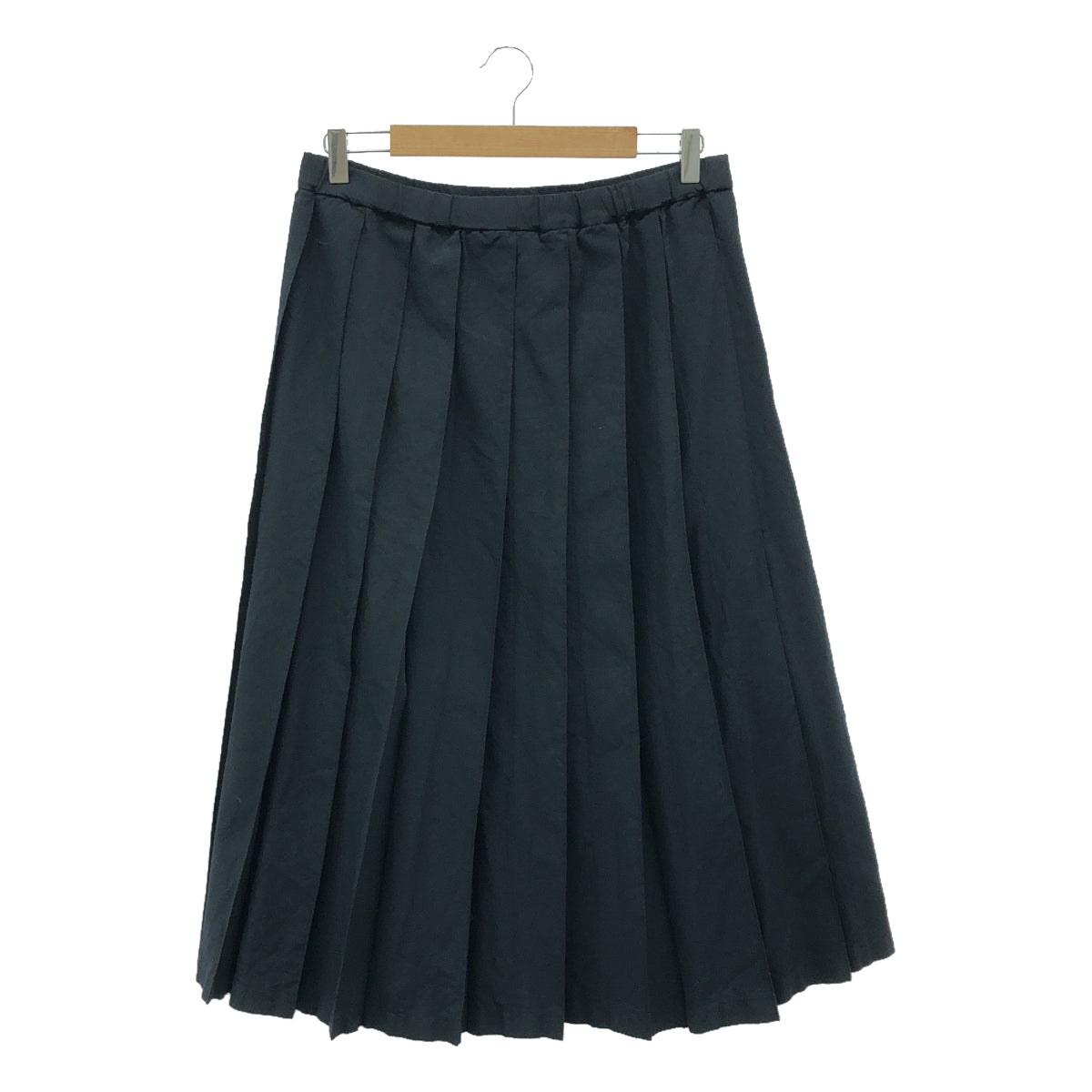 COMME des GARCONS COMME des GARCONS / コムコム | ポリエステル 製品染め ドローストリング ボリューム スカート | S | ダークネイビー | レディース
