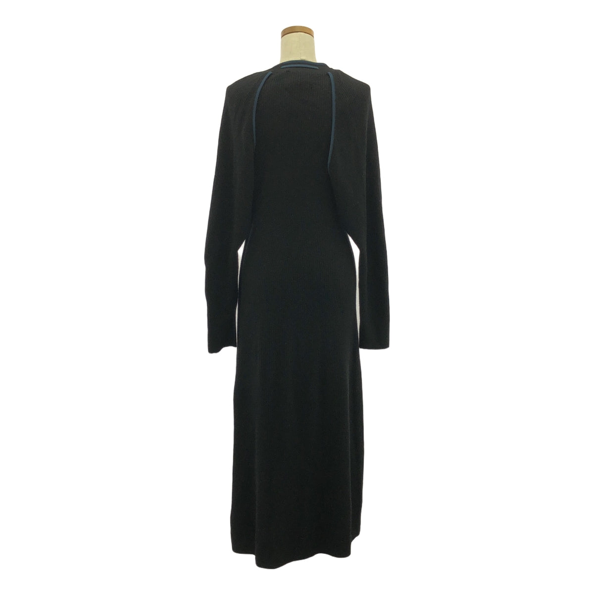 TAN / タン | DOGLEG SLEEVES LONG ONEPIECE ニット ワンピース | F | レディース