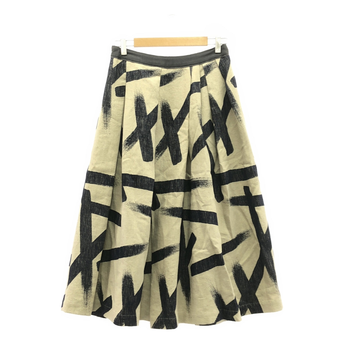mina perhonen / mina perhonen | 2017SS | motion tuck flare skirt | 38 | women's