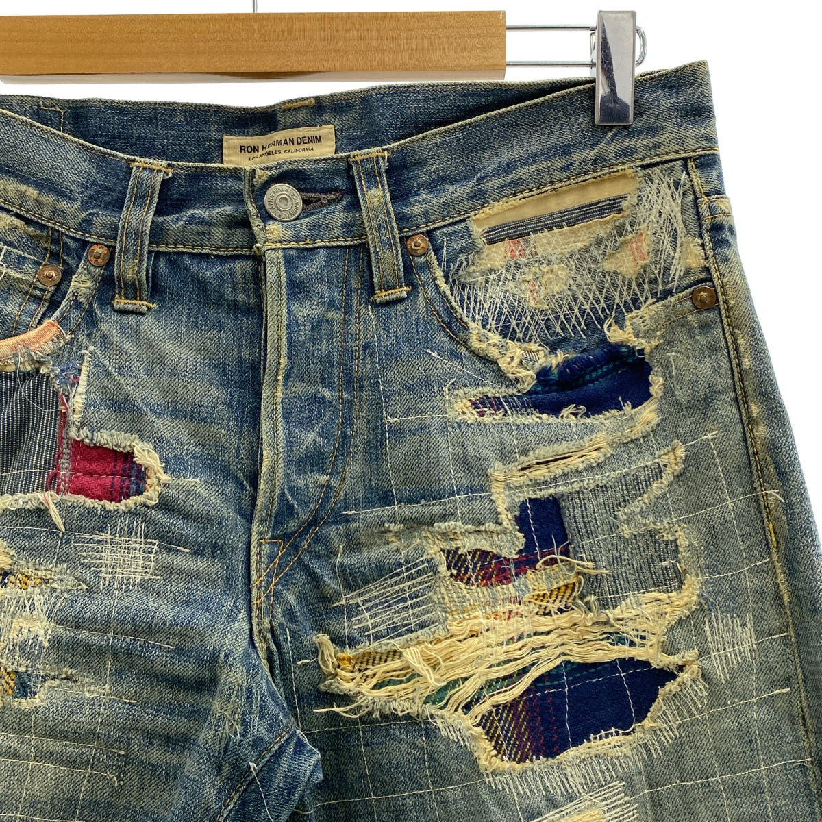 Ron Herman | KOKI 直筒修邊牛仔褲 | 28 號 | 靛藍 | 男款