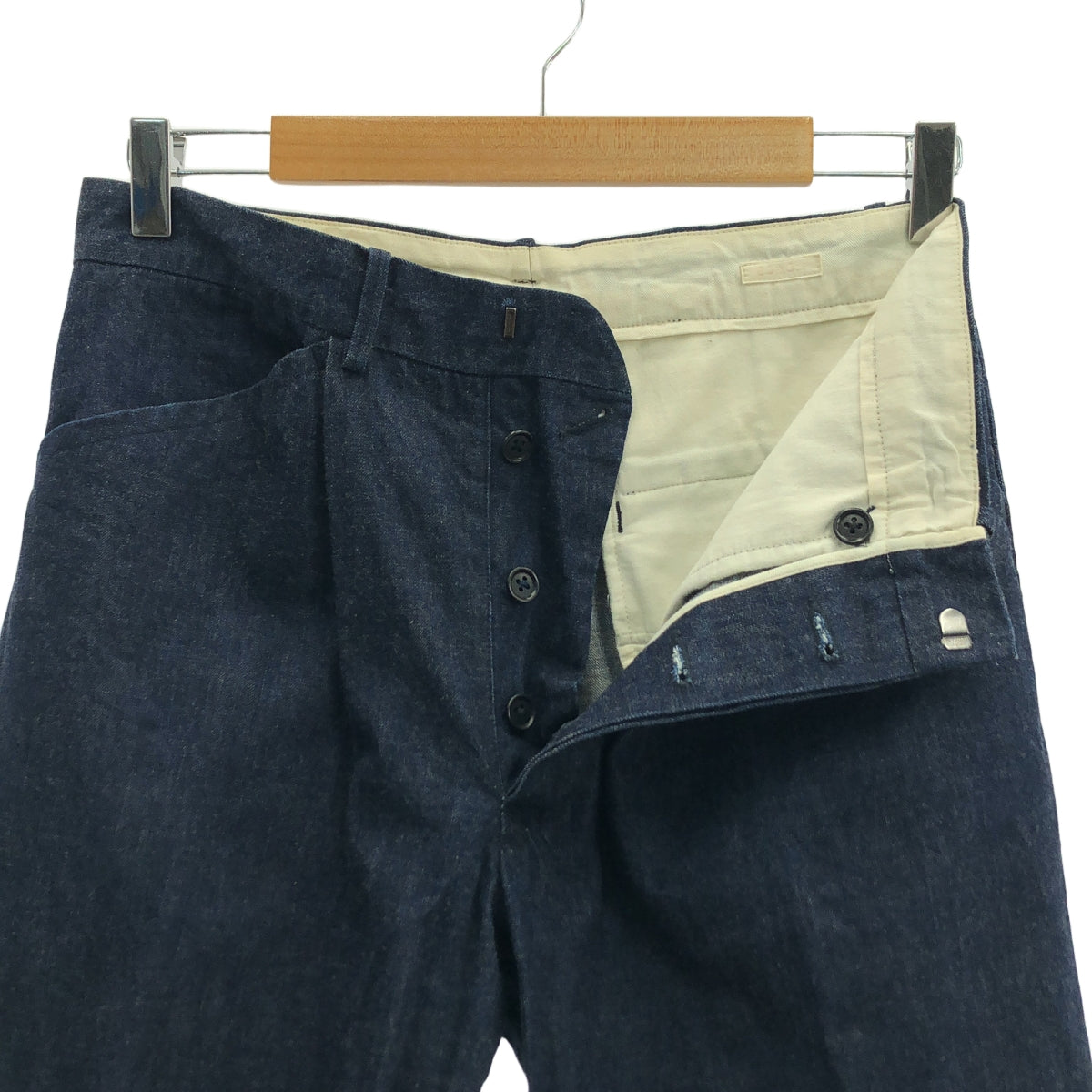 COMOLI / コモリ | 2012SS | タック テーパード デニムパンツ | 1 | メンズ