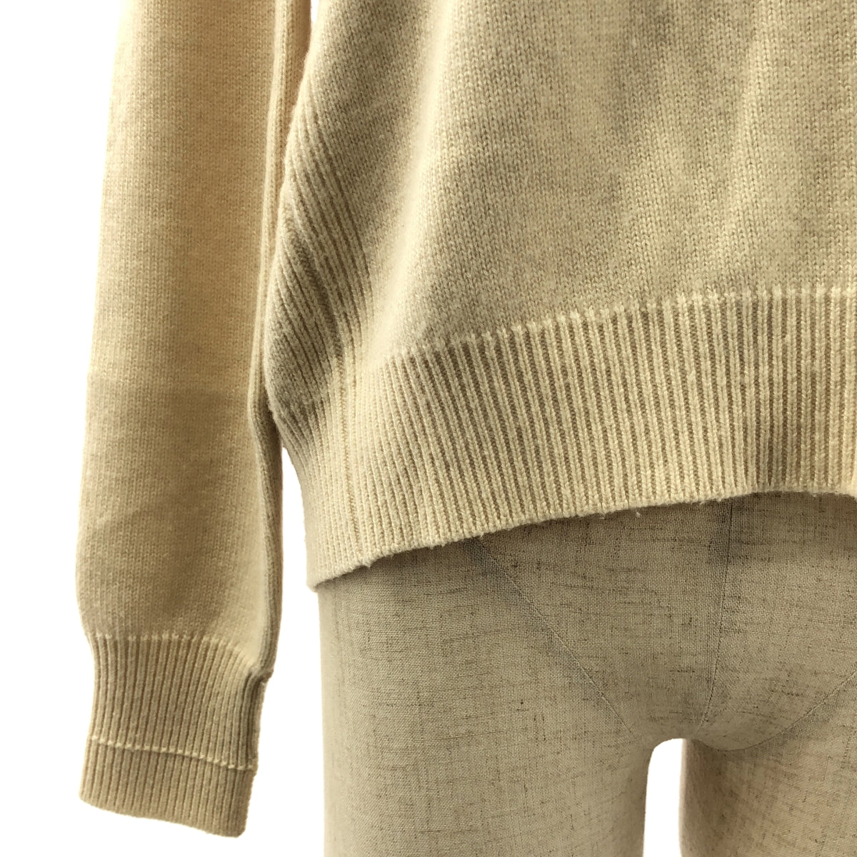 【美品】  CELINE / セリーヌ | フィービー期 カシミヤ トリオンフ ニット | XS | アイボリー | レディース