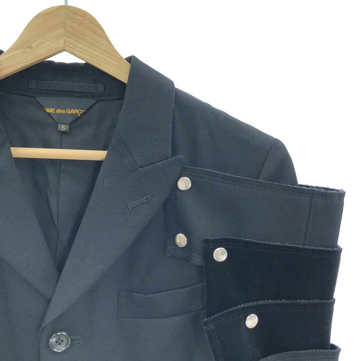 COMME des GARCONS / コムデギャルソン | 2016AW | 18世紀のパンク 甲冑 テーラード ジャケット | S | レディース