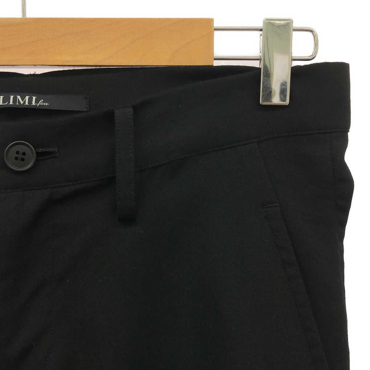 LIMI feu / リミフゥ | Standard W/Gabardine Slim Pants スリム パンツ | S | ブラック | レディース
