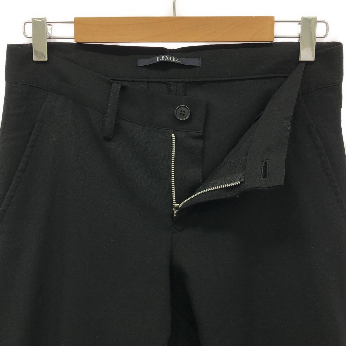 LIMI feu / リミフゥ | Standard W/Gabardine Slim Pants スリム パンツ | S | ブラック | レディース