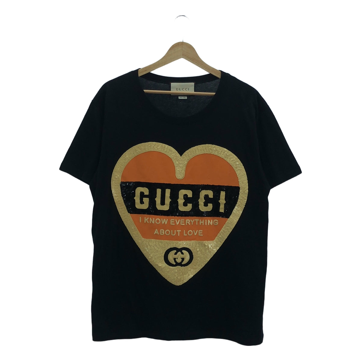 GUCCI / Gucci | 2020SS | Sequin Heart Logo Cut and Sew | M | Women's