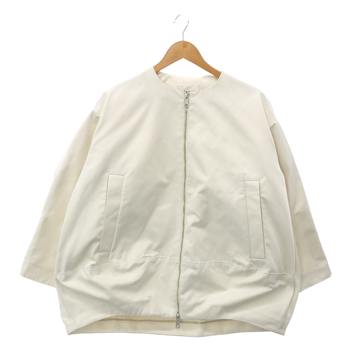 VERMEIL par iena / ヴェルメイユパーイエナ | 2023SS | ヘビーサテンバルーンブルゾン | F | ホワイト | レディース