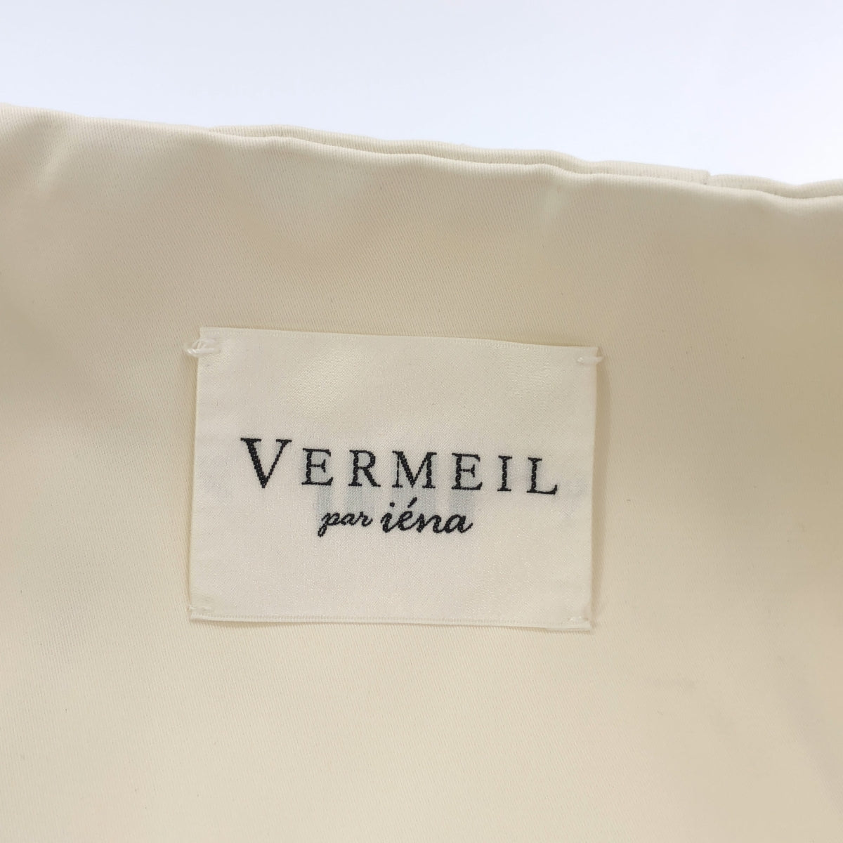 VERMEIL par iena / ヴェルメイユパーイエナ | 2023SS | ヘビーサテンバルーンブルゾン | F | ホワイト | レディース