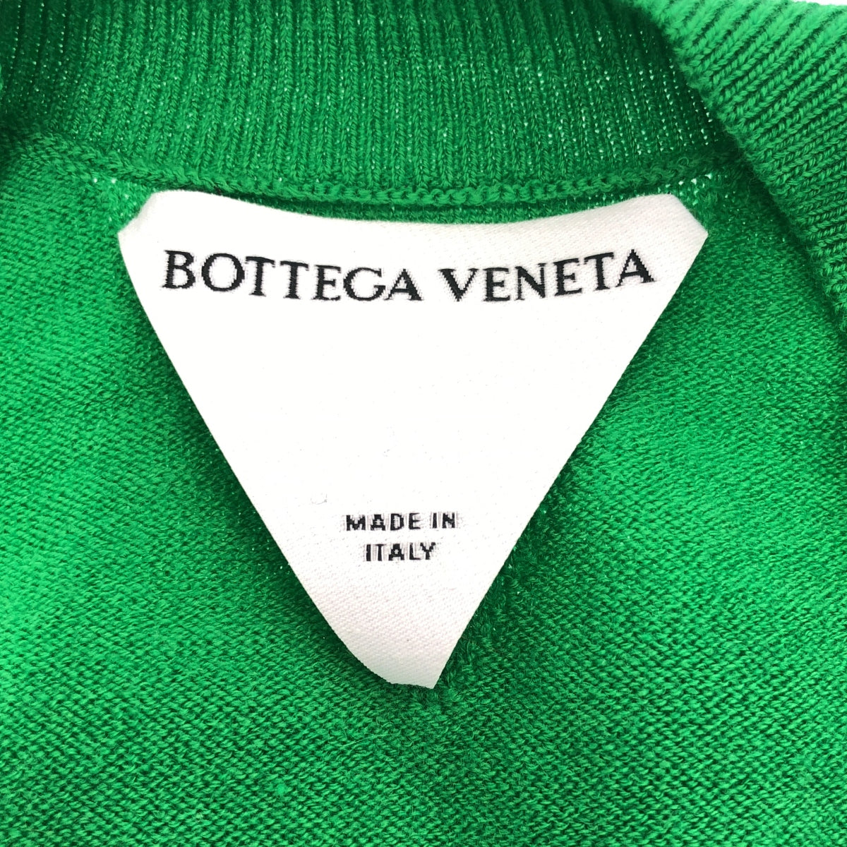 BOTTEGA VENETA / ボッテガヴェネタ | ウール リブ ニット プルオーバー | M | グリーン | レディース