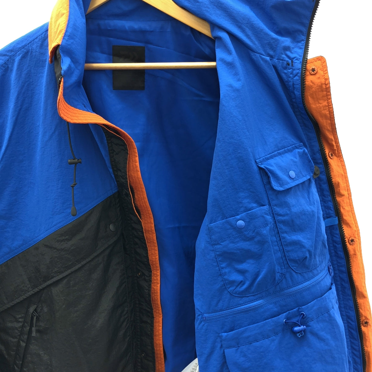【美品】 DAIWA PIER39 / ダイワピアサーティンナイン | TECH SKIING JACKET ナイロン テックスキーング ジャケット | L | ブラック/ブルー/オレンジ | メンズ