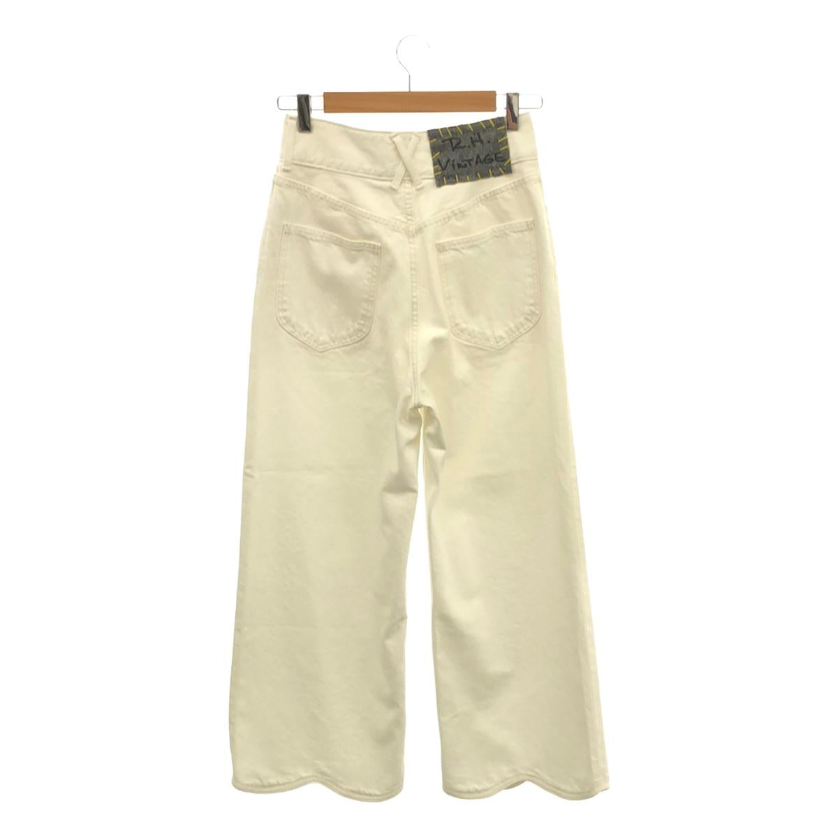 【美品】 R.H.VINTAGE / ロンハーマンヴィンテージ | 2023SS | Scallop Denim スカラップ デニムパンツ | S | ホワイト | レディース