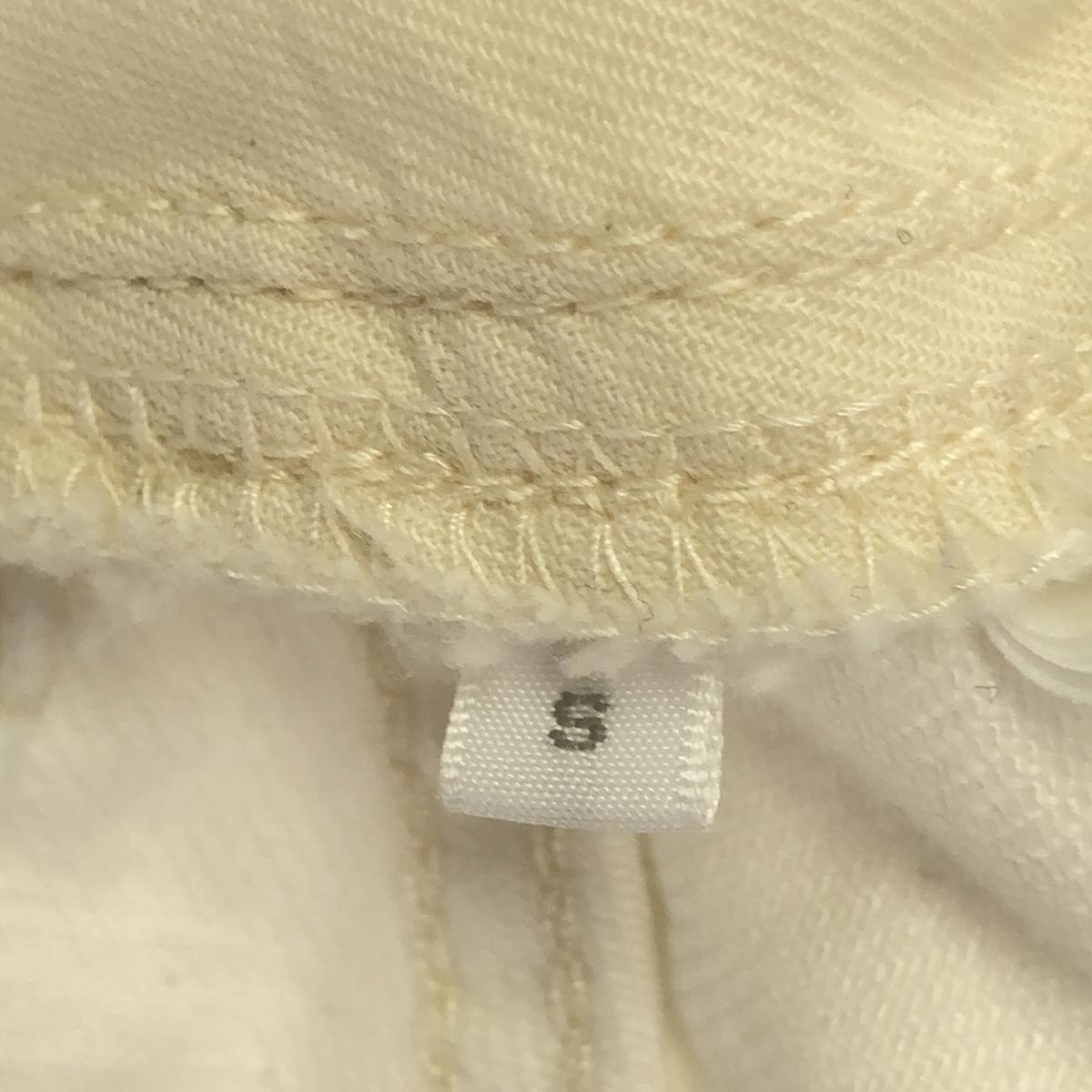 【美品】 R.H.VINTAGE / ロンハーマンヴィンテージ | 2023SS | Scallop Denim スカラップ デニムパンツ | S | ホワイト | レディース