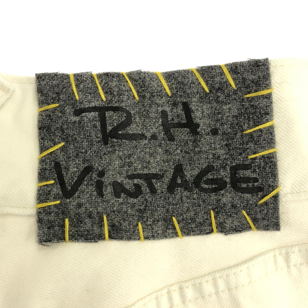 【美品】 R.H.VINTAGE / ロンハーマンヴィンテージ | 2023SS | Scallop Denim スカラップ デニムパンツ | S | ホワイト | レディース