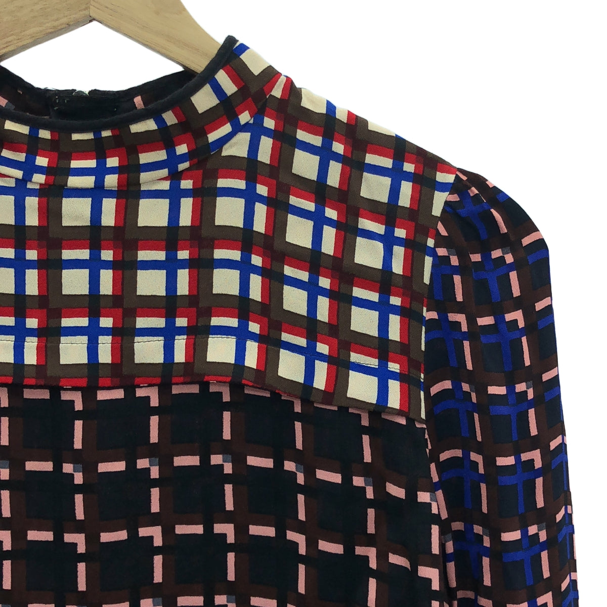 MARNI / マルニ | チェック 総柄 プルオーバーシャツ | 42 | レディース