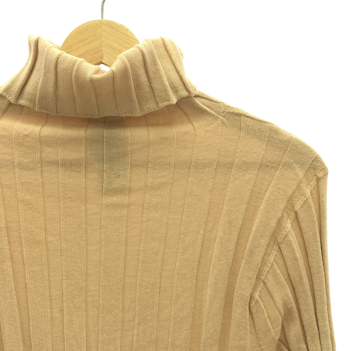 BASErange | Wide rib turtleneck knit | S | Women's