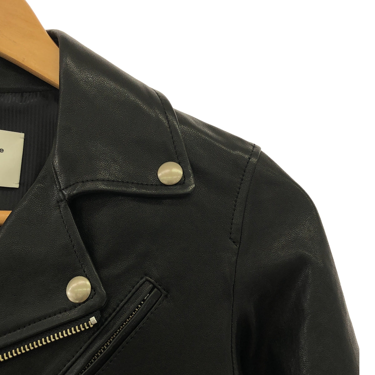 【美品】 beautiful people / ビューティフルピープル | STUDIOUS 別注 vintage leather riders jacket レザー ライダース ジャケット | 130 | ブラック | レディース