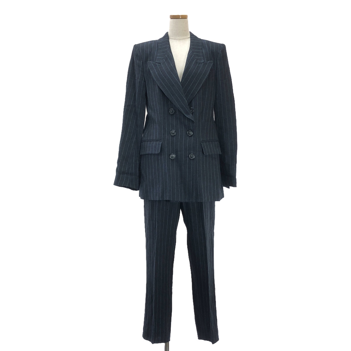 ISABEL MARANT ETOILE / イザベルマランエトワール | ストライプ ジャケット パンツ セットアップ | 36 | ネイビー | レディース
