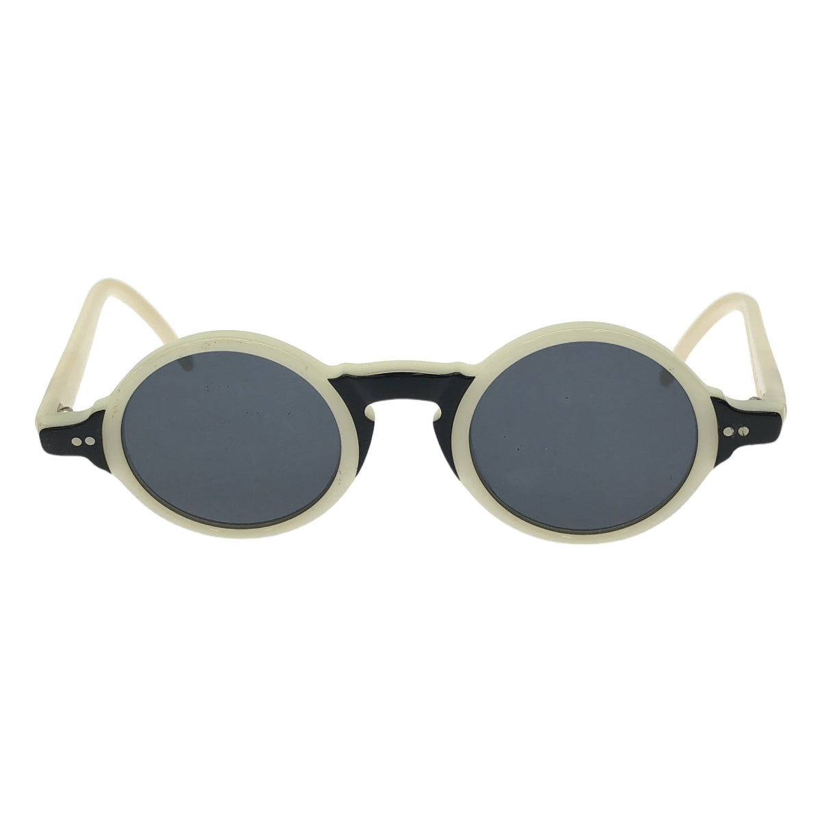 FENDI / フェンディ | FS204 バイカラー サングラス | 41□23 | ホワイト/ブラック