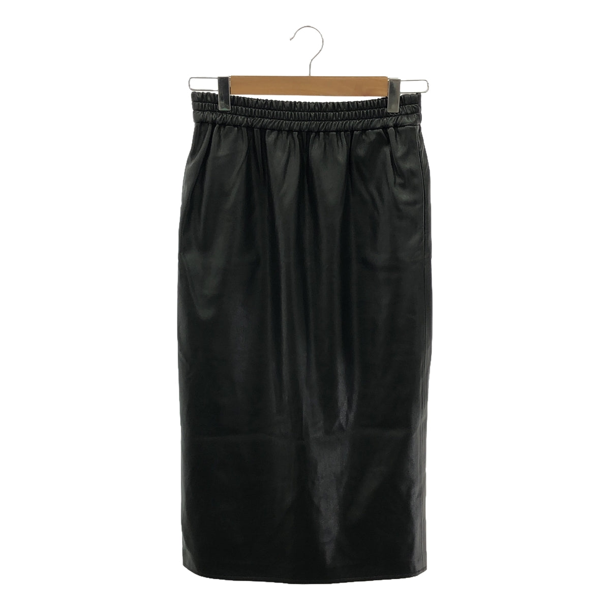 【美品】 Deuxieme Classe / ドゥーズィエムクラス | 2022SS | Faux Leather Skirt フェイクレザー イージースカート | 36 | ブラック | レディース