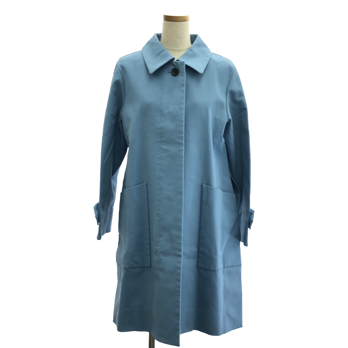 CYCLAS / シクラス | CTN SOUTIEN COLLAR COAT | 34 | ライトブルー | レディース