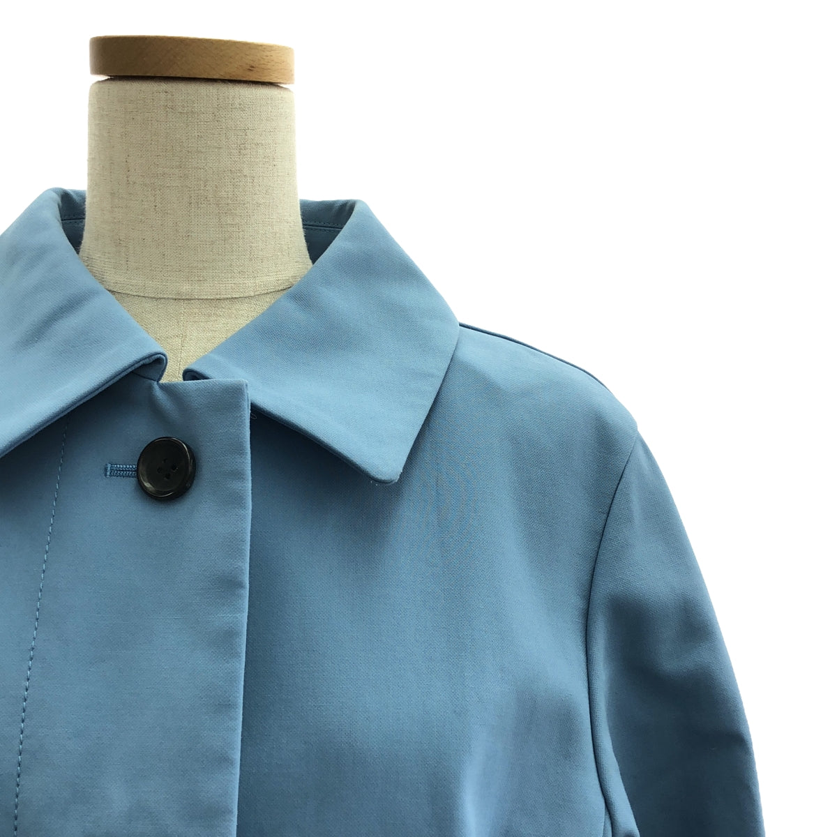 CYCLAS / シクラス | CTN SOUTIEN COLLAR COAT | 34 | ライトブルー | レディース