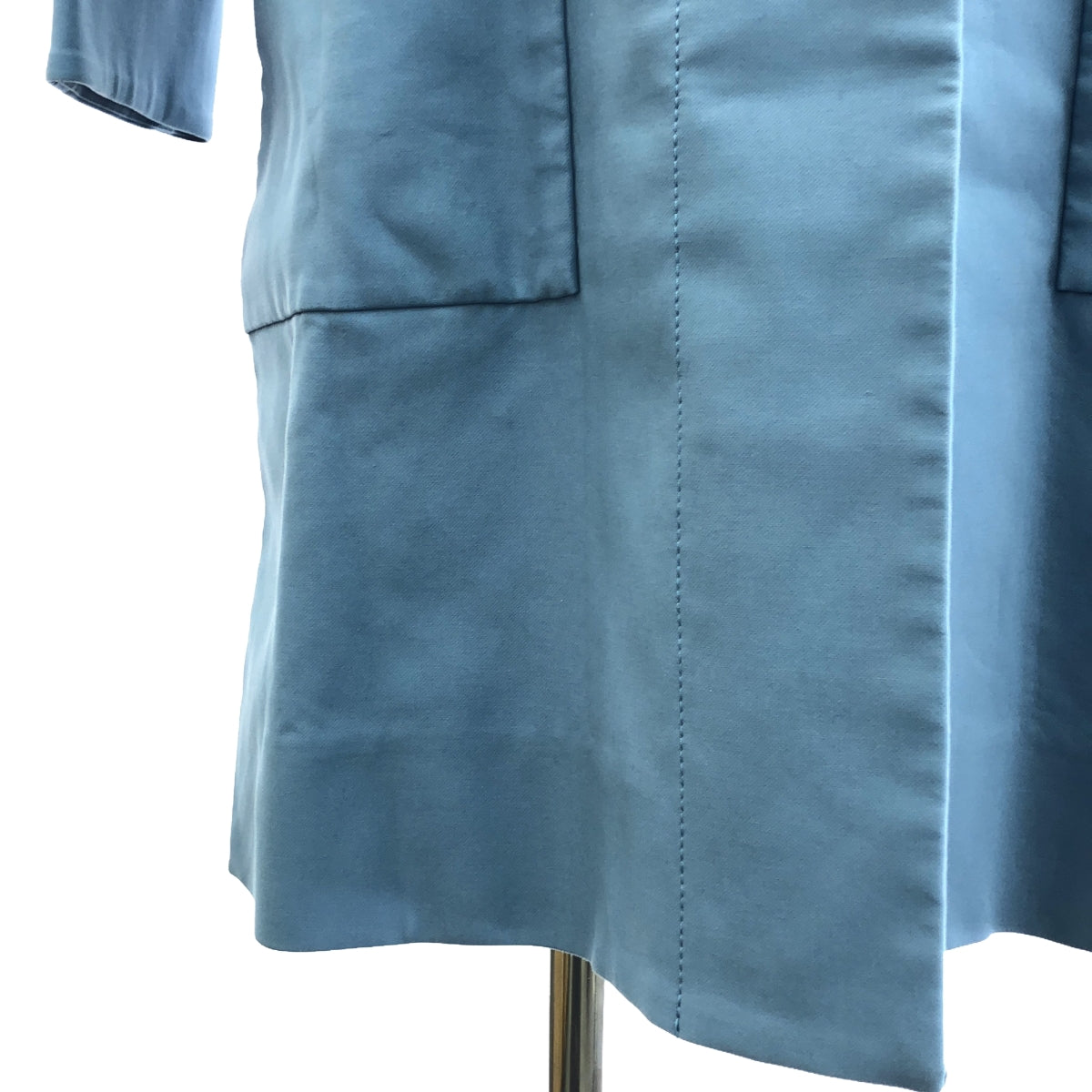 CYCLAS / シクラス | CTN SOUTIEN COLLAR COAT | 34 | ライトブルー | レディース