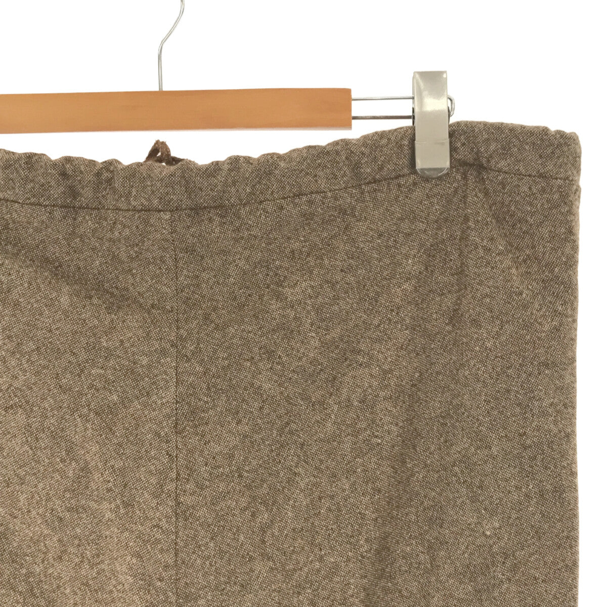 【신품】 ISABELLA STEFANELLI / 이사벨라 스테파넬리 | Oliver Moon Tweed 바지 | L | 브라운