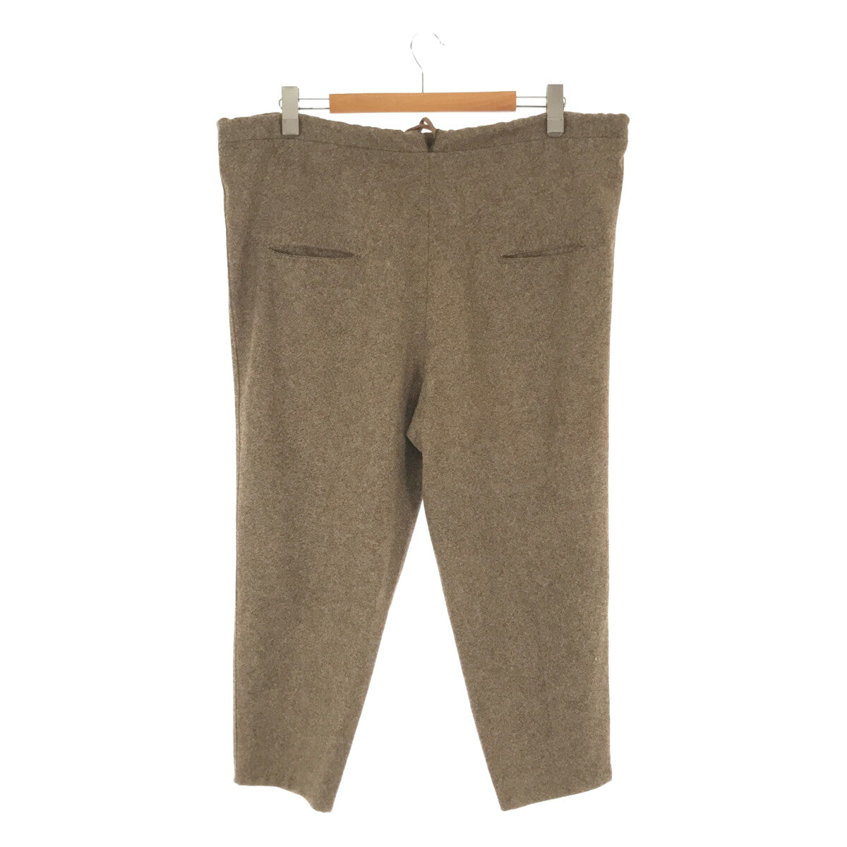 【신품】 ISABELLA STEFANELLI / 이사벨라 스테파넬리 | Oliver Moon Tweed 바지 | L | 브라운