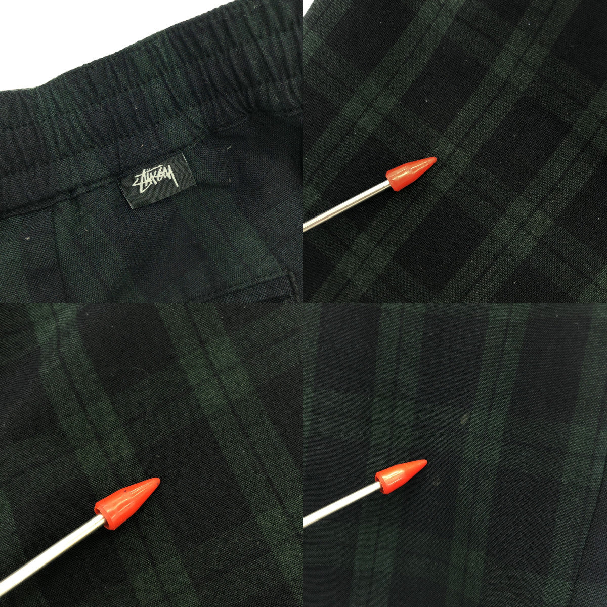 STUSSY / 스테이시 | 2017AW | Black Watch Bryan Pant 블랙 워치 체크 브라이언 팬츠 | L | 남성