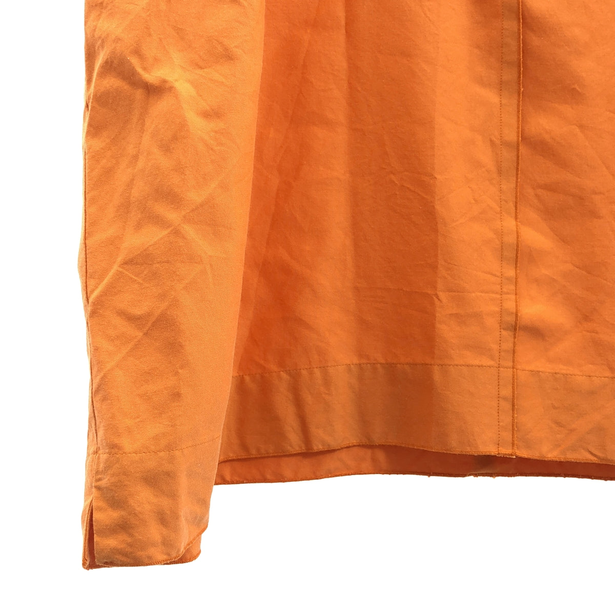 PLAIN PEOPLE | 絲棉圓領洋裝 | F碼 | 橘色 | 女款