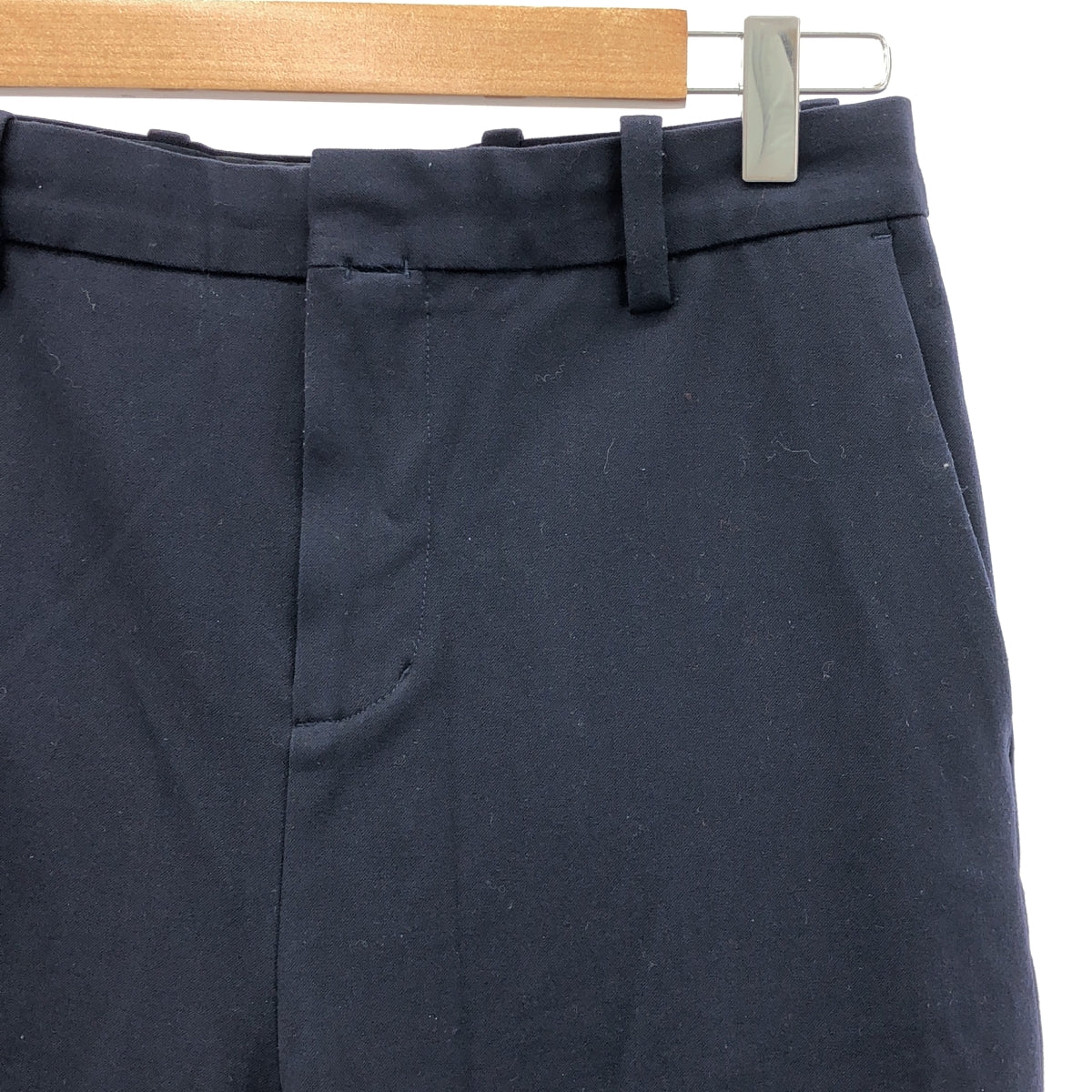 YAECA / 야에카 | 2WAY PANTS TAPERED 스트레치 크롭 테이퍼 팬츠 | M | 네이비 | 여성