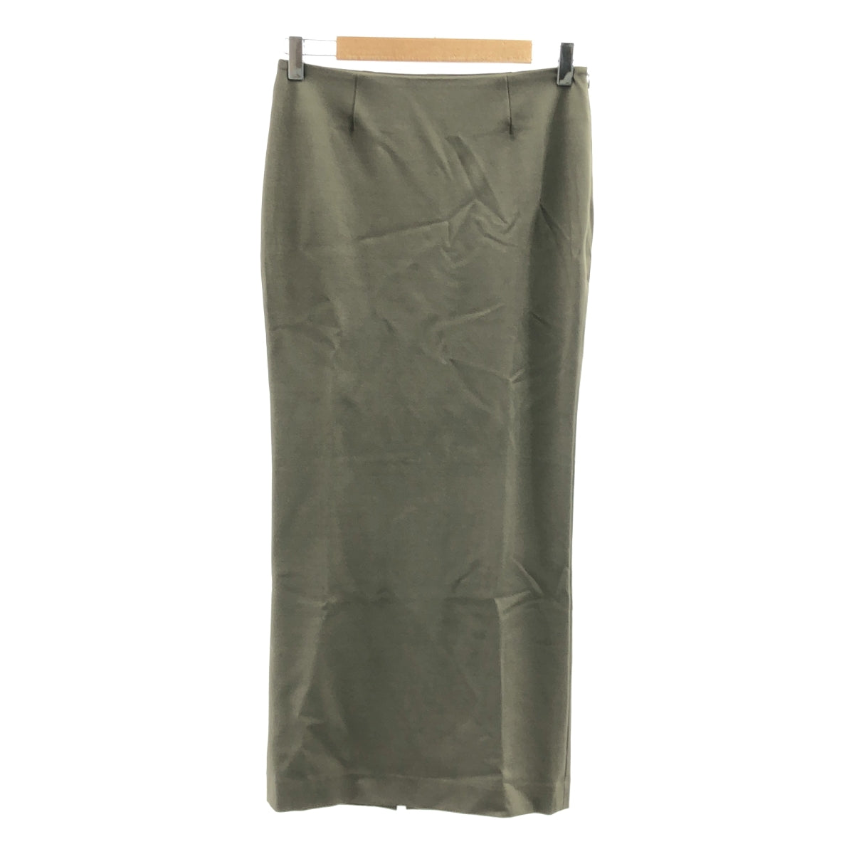 【美品】 L'Appartment DEUXIEME CLASSE / アパルトモンドゥーズィエムクラス | 2020SS | Lisiere / リジエール Punch Tight / ポンチタイト スリットスカート | 34 | カーキ | レディース