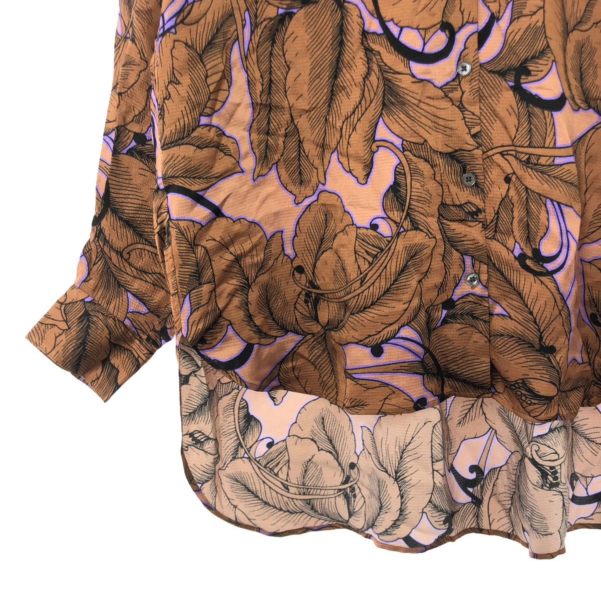 VERMEIL par iena / ヴェルメイユパーイエナ | 2021AW | IMPORT BIG フラワープリントシャツ | F | レディース