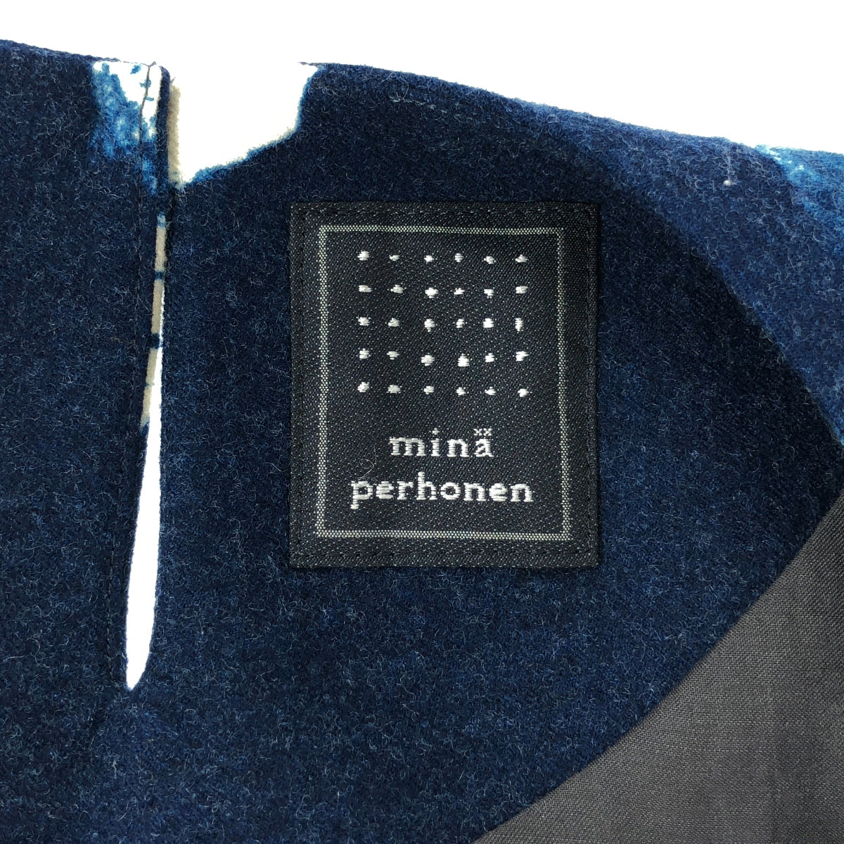mina perhonen / 미나펠호넨 | 사운드 / 사운드 총 무늬 롱 원피스 / 안감 포함 | 40 | 블루 시스템 | 여성