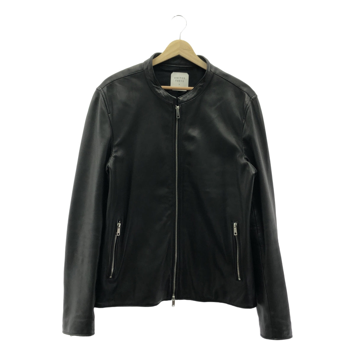 UNITED TOKYO | Lamb Leather Single Riders Jacket | Size 4 | Men's