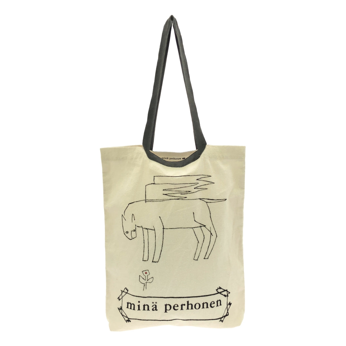 mina perhonen / mina perhonen | 2016AW | Pega One Mile Bag Cotton Tote Bag |