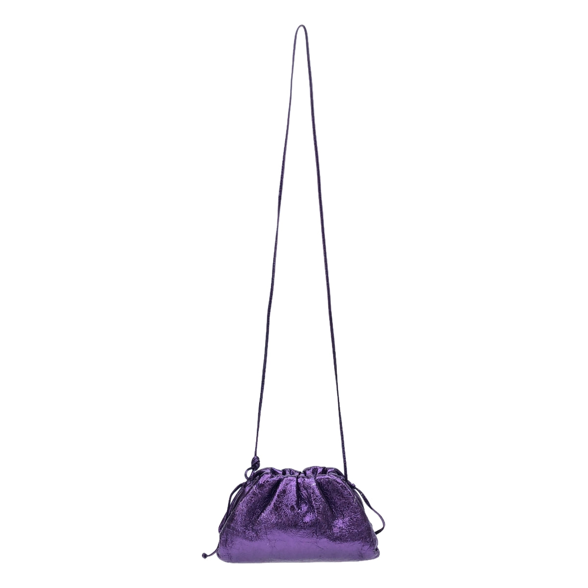 【美品】 BOTTEGA VENETA / ボッテガヴェネタ | ザ・ポーチ スモール ショルダーバッグ | パープル | レディース