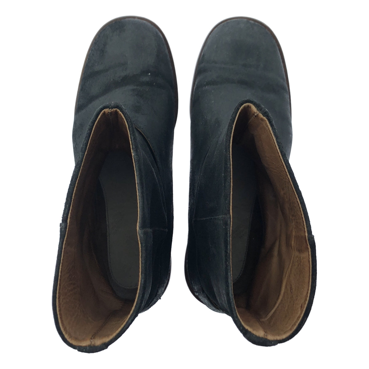 Martin Margiela | 後扣絨面革短款工程師靴 | 尺寸 38 | 女款