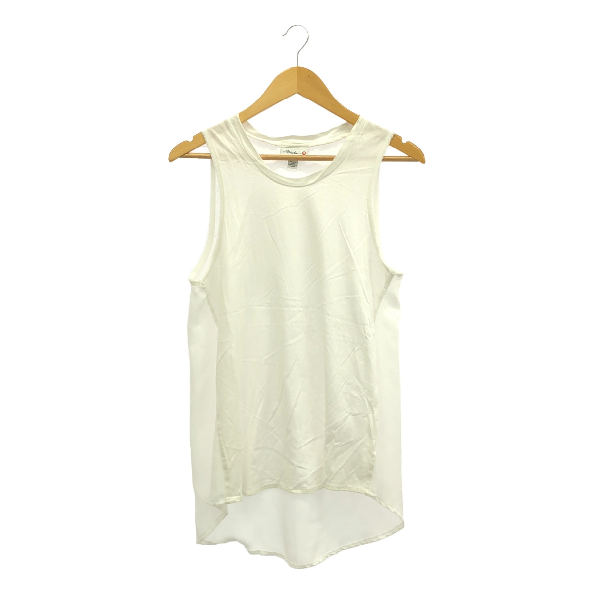 3.1 Phillip Lim | Chiffon Sleeveless Cut and Sew | S | White | Women's