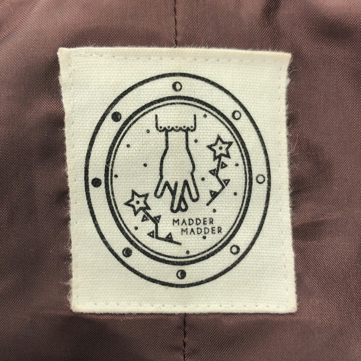 madder madder / マダマダ | ウール ビッグカラー ジップ コート / 総裏地 |