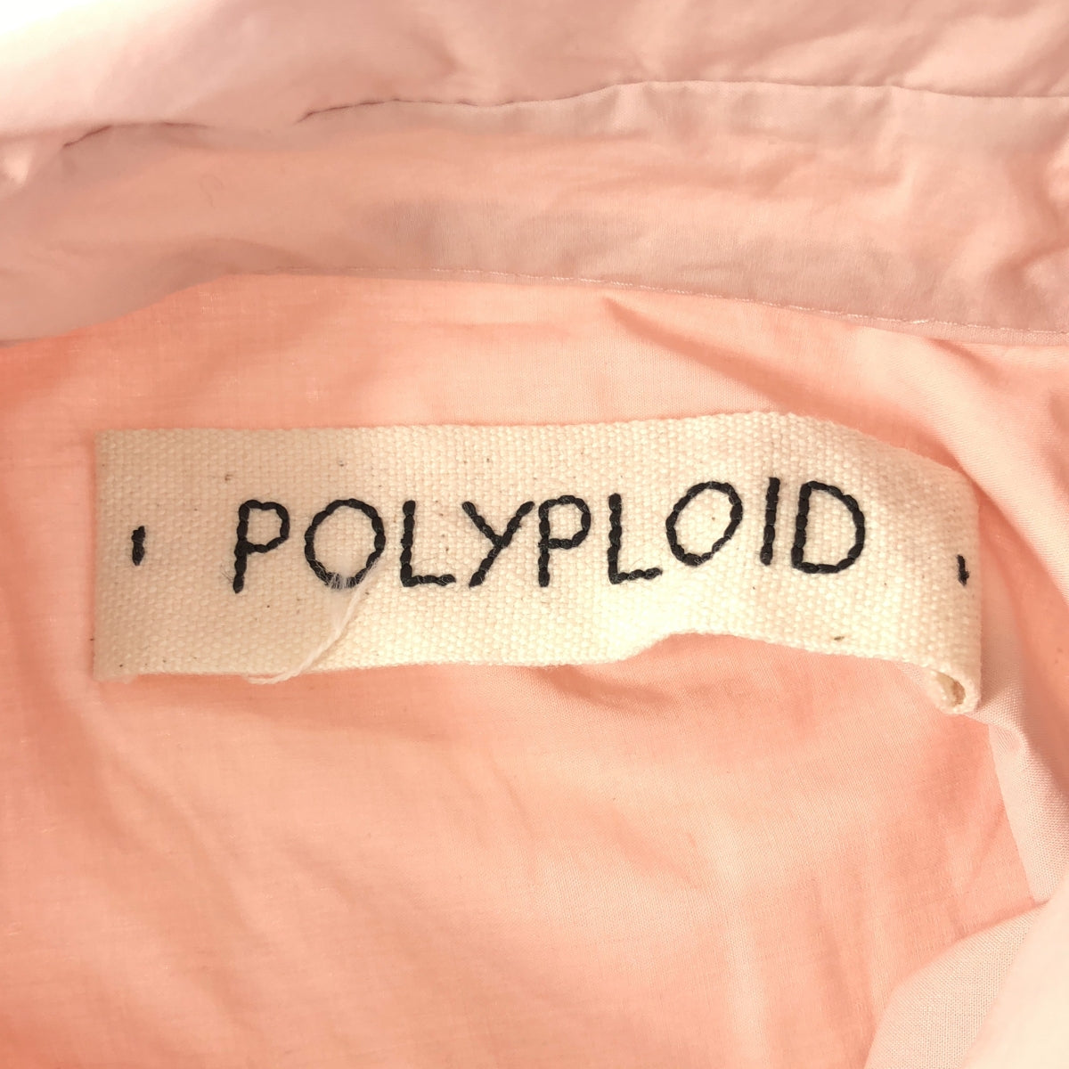 POLYPLOID / ポリプロイド | コットン ダブルポケット レギュラーカラー オーバー シャツ | 2 | ピンク | メンズ